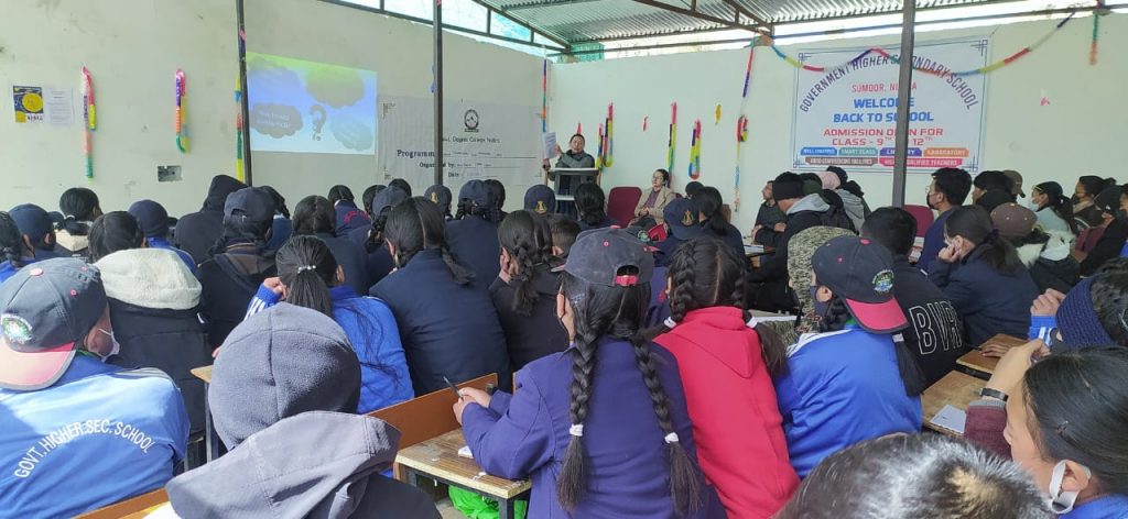 Career counselling session held for student in Nubra