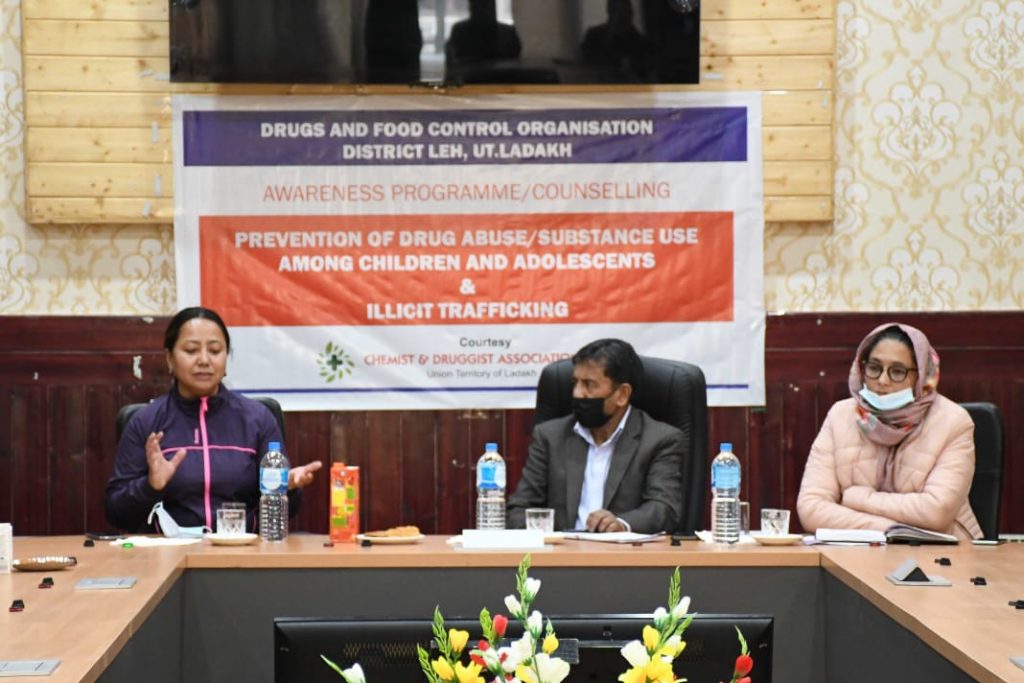 Drugs and Food Control Organisation Leh conducts awareness on prevention of drug abuse