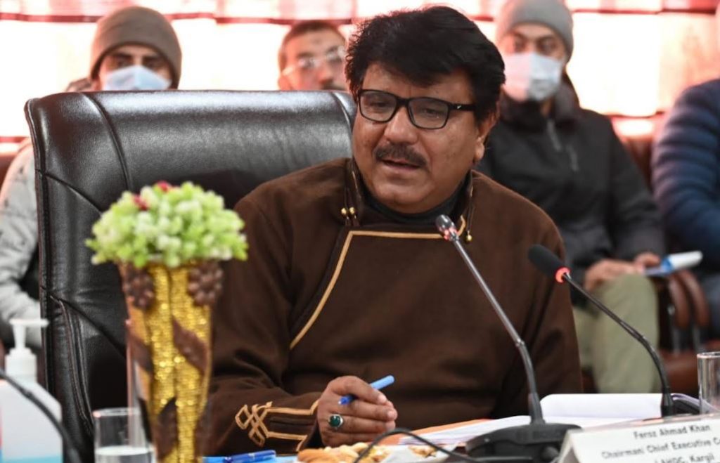 Clouds of uncertainty hover over Kargil Hill Council Shifting of district cadre posts: CEC Feroz Khan writes to LG Mathur