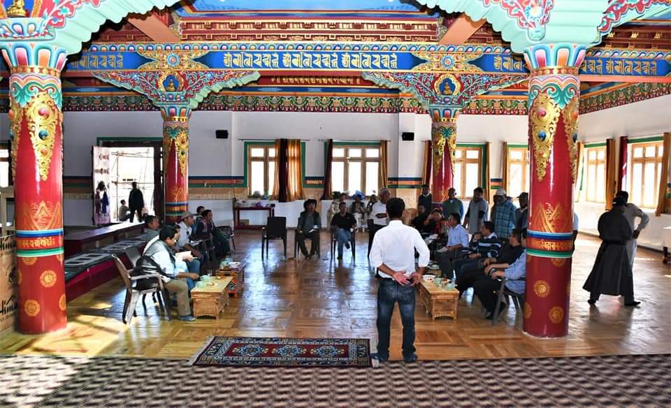 CEC Tashi Gyalson visits Thupstanling Gonpa, review preparations for the visit of HH Dalai Lama CEC Tashi Gyalson visits Thupstanling Gonpa, review preparations for the visit of HH Dalai Lama - Ladakh News - indusdispatch.in