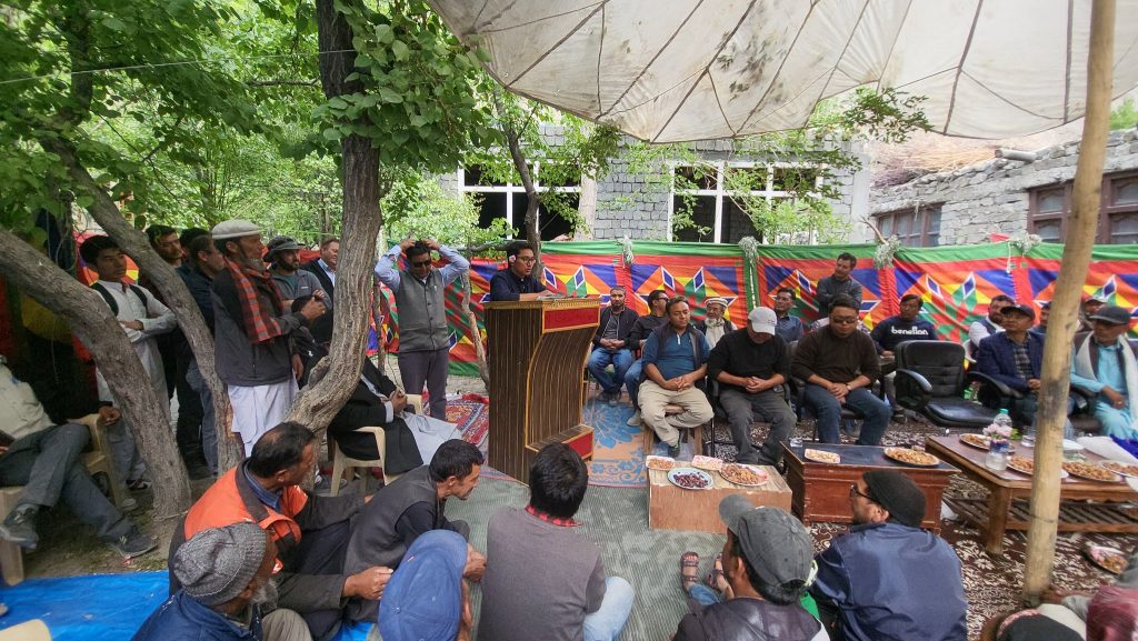 MP Namgyal visits at LoC village in Turtuk sector to review implementation of govt schemes