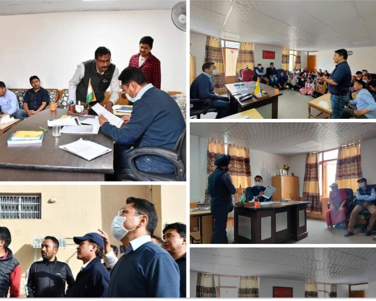 After parents raise issues, EC Tsering Angchuk visits DPS campus