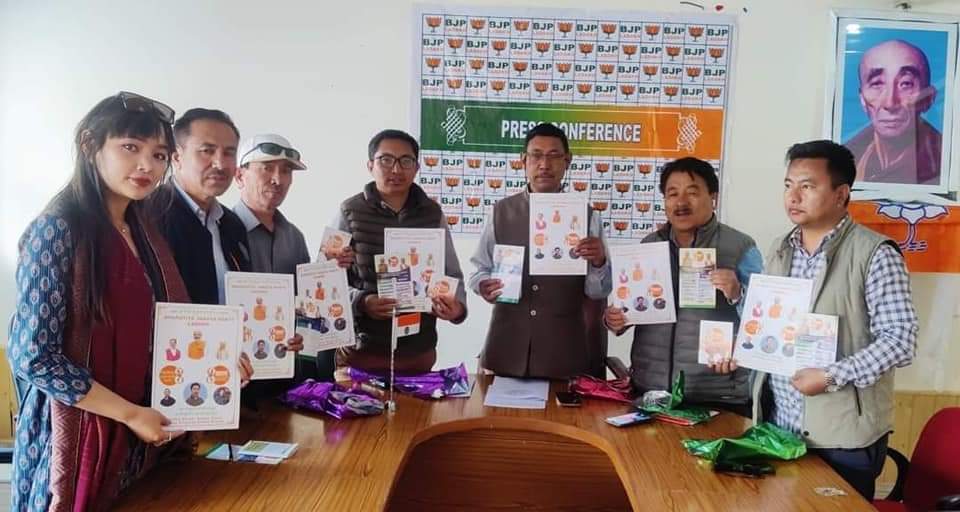 MP Namgyal launches BJP’s report card in Ladakh