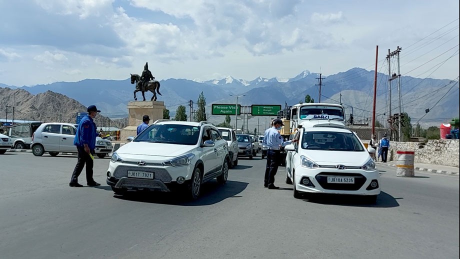 Ladakh’s Traffic Police collects Rs 1.50 crore fine from traffic violators in the first quarter