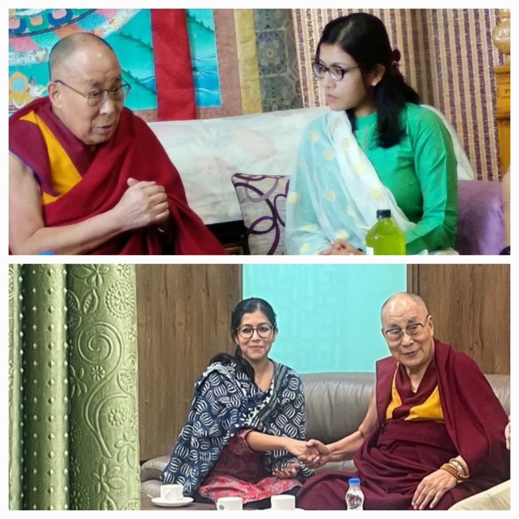 “Doubly Fortunate”, says Avny Lavasa as she meets HH Dalai Lama - Ladakh News - indusdispatch.in