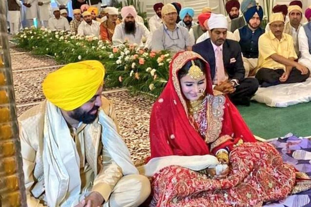 Punjab CM Bhagwant Mann marries Dr Gurpreet Kaur - Beyond Ladakh - indusdispatch.in