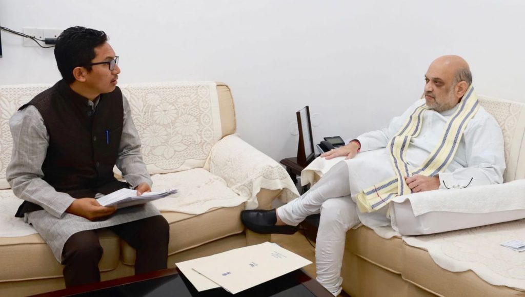 MP Jamyang apprises HM Amit Shah of issues pertaining to Ladakh’s overall development - Ladakh News -indusdispatch.in