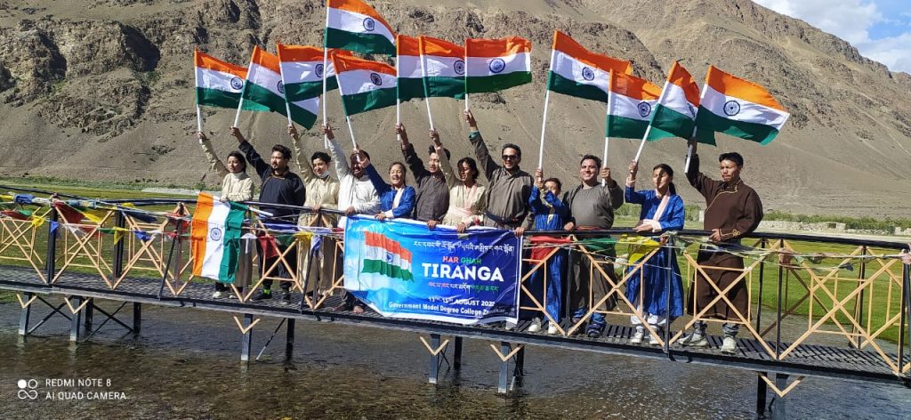 Har Ghar Tiranga Aabhiyan reaching all the nooks and corners of Ladakh - Ladakh News - indusdisapatch.in