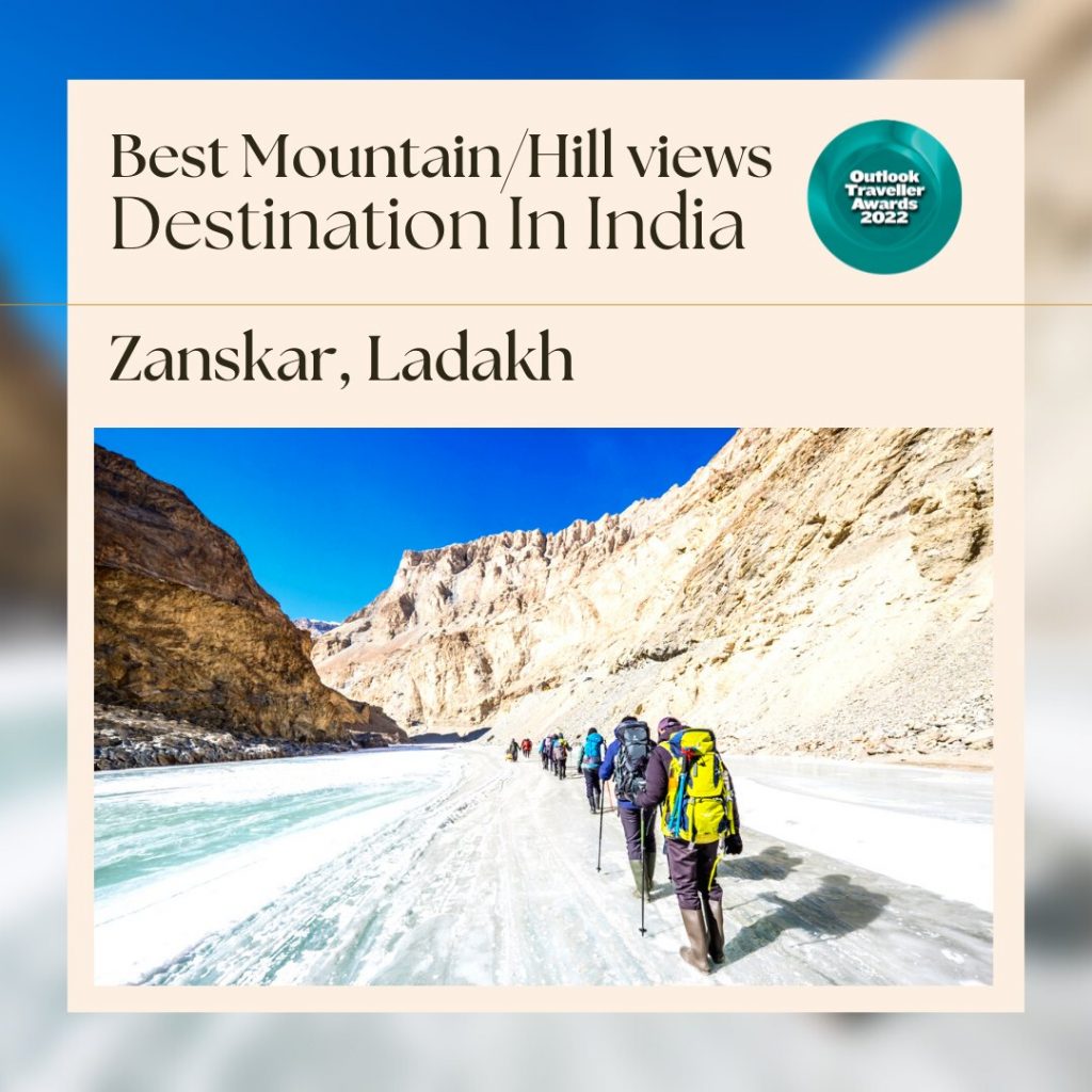 Zanskar wins ‘Best Destination in India for Stunning Mountains’ award Zanskar wins ‘Best Destination in India for Stunning Mountains’ award - Ladakh News - indusdispatch.in