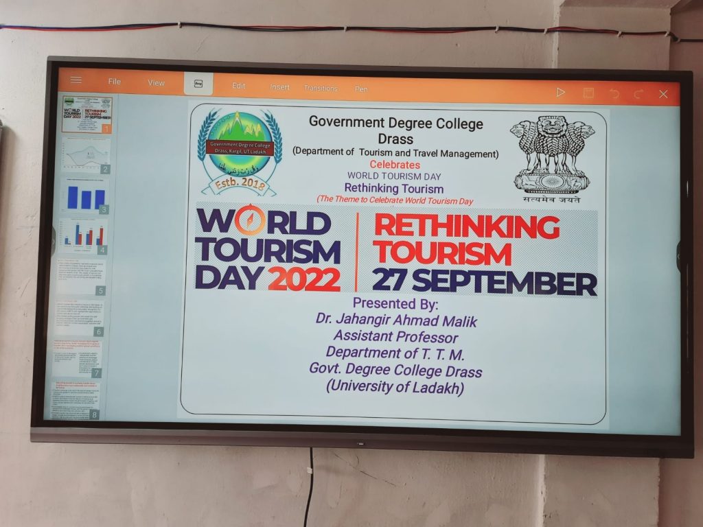 GDC Drass celebrates World Tourism Day