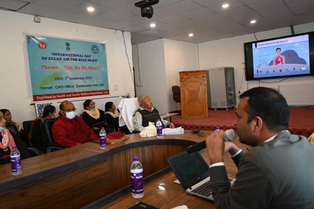 Health Department Leh observes World Clean Air Day Health Department Leh observes World Clean Air Day - Ladakh News - indusdispatch.in