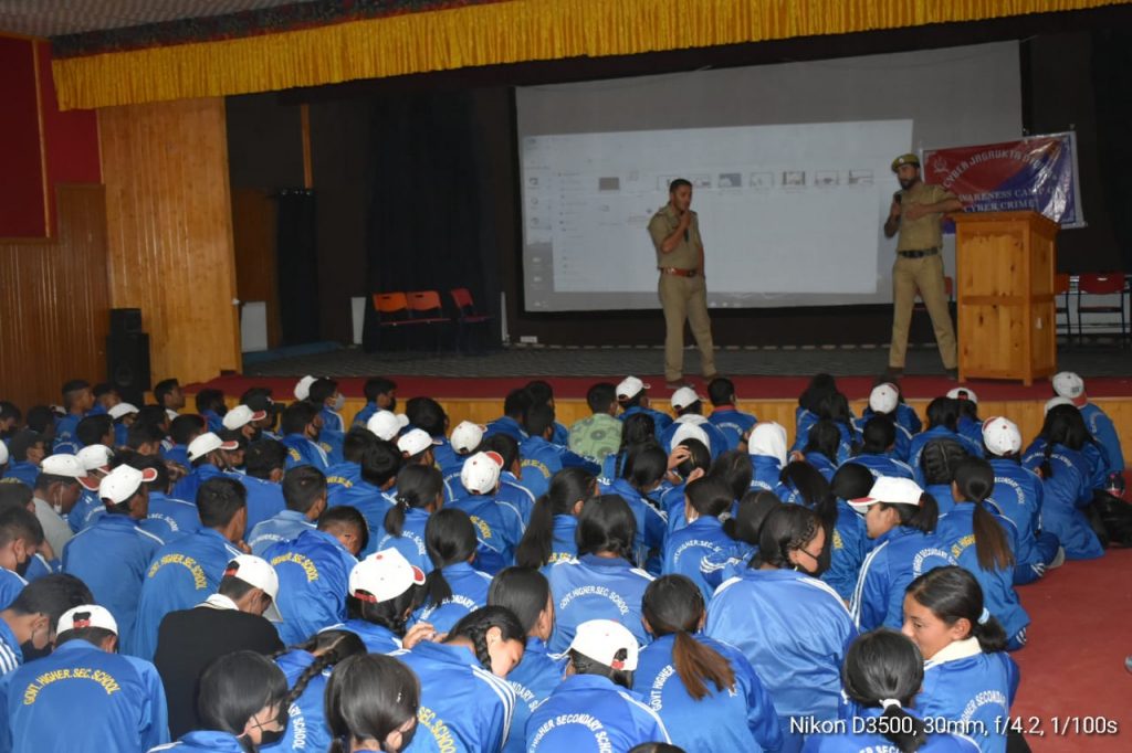District Police Leh Celebrates Cyber Jagrookta Diwas District Police Leh Celebrates Cyber Jagrookta Diwas - Ladakh News - indusdispatch.in