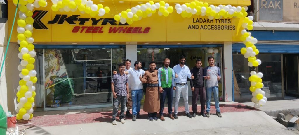 JK tyre opens its first steelwheel store in Ladakh - Ladakh News - indusdispatch.in