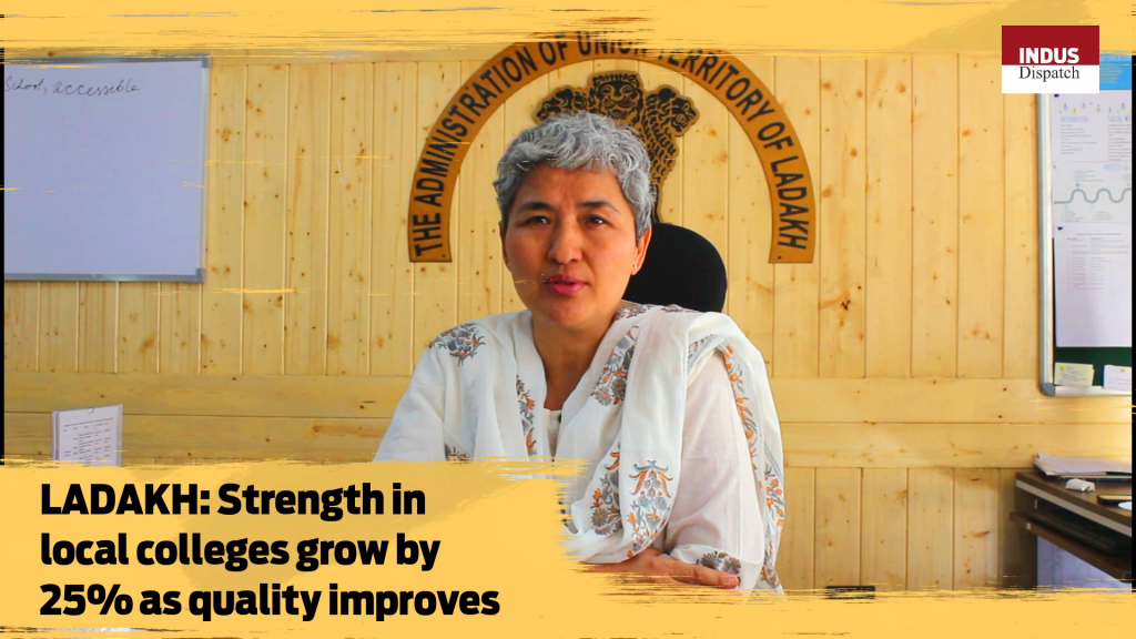 Ladakh: Strength in local colleges grow by 25% as quality improves, says Comm Secy Padma Angmo Ladakh: Strength in local colleges grow by 25% as quality improves, says Comm Secy Padma Angmo - Ladakh News - indusdispatch.in