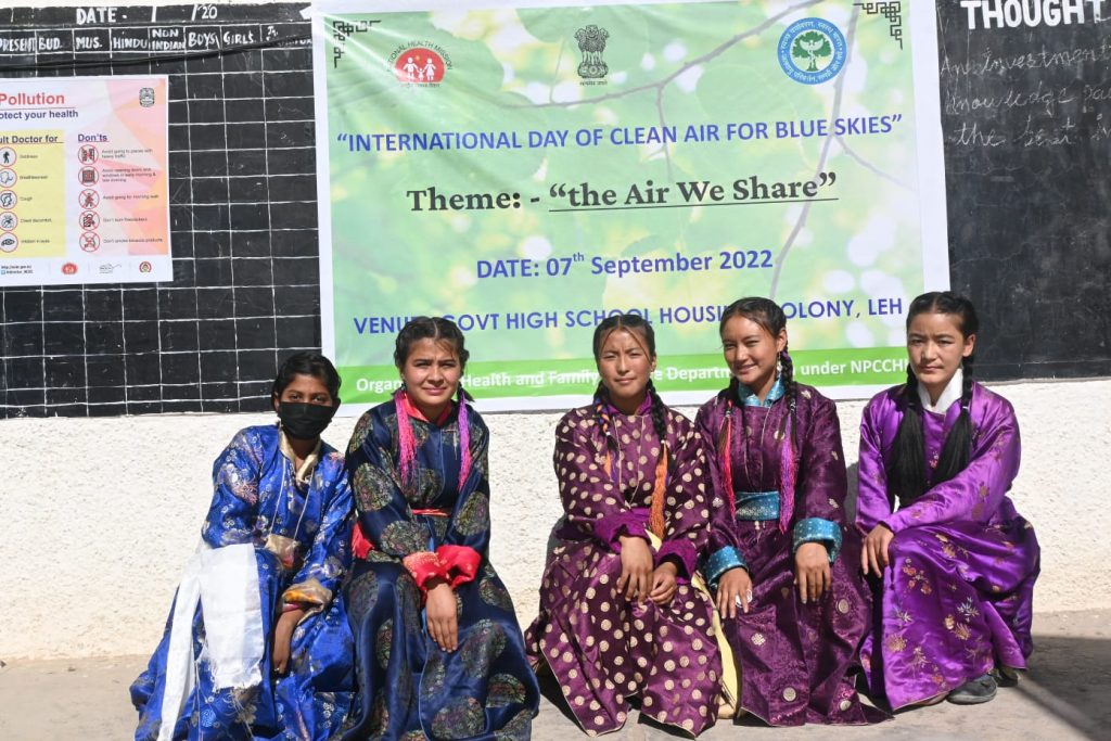 Health dept Leh observes Int’l Day of Clean Air for Blue Skies - Ladakh News - indusdispatch.in