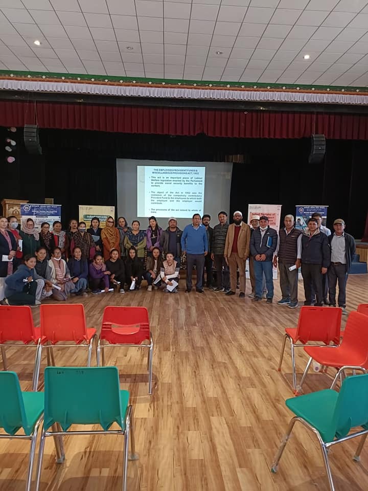 Regional PF Commissioner Rizwan Uddin conducts seminar in Leh