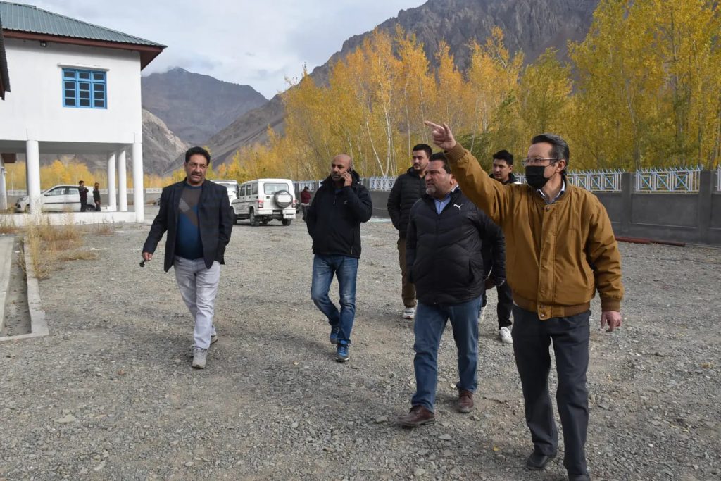 No dearth of funds, devp activities in full swing, says EC Mubarak Shah
