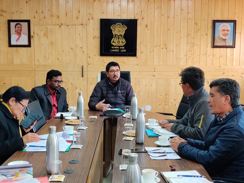 CEC Tashi Gyalson ask officials to expedite work in Singey Lalok region