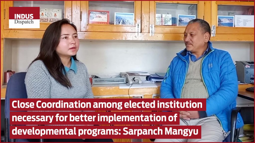 Close Coordination necessary for better implementation of developmental programs: Sarpanch Mangyu