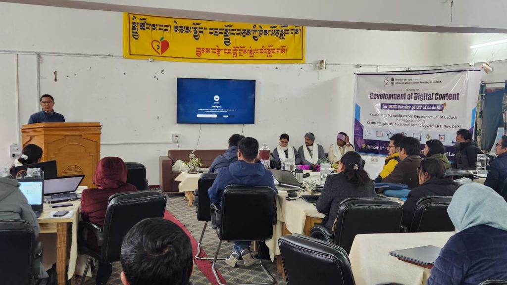MP Ladakh Jamyang Tsering Namgyal for digitalisation in education in UT