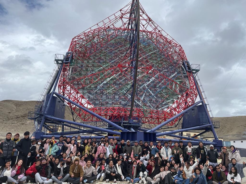 Lamdon School students visit Hanle, connected with stars & wildlife