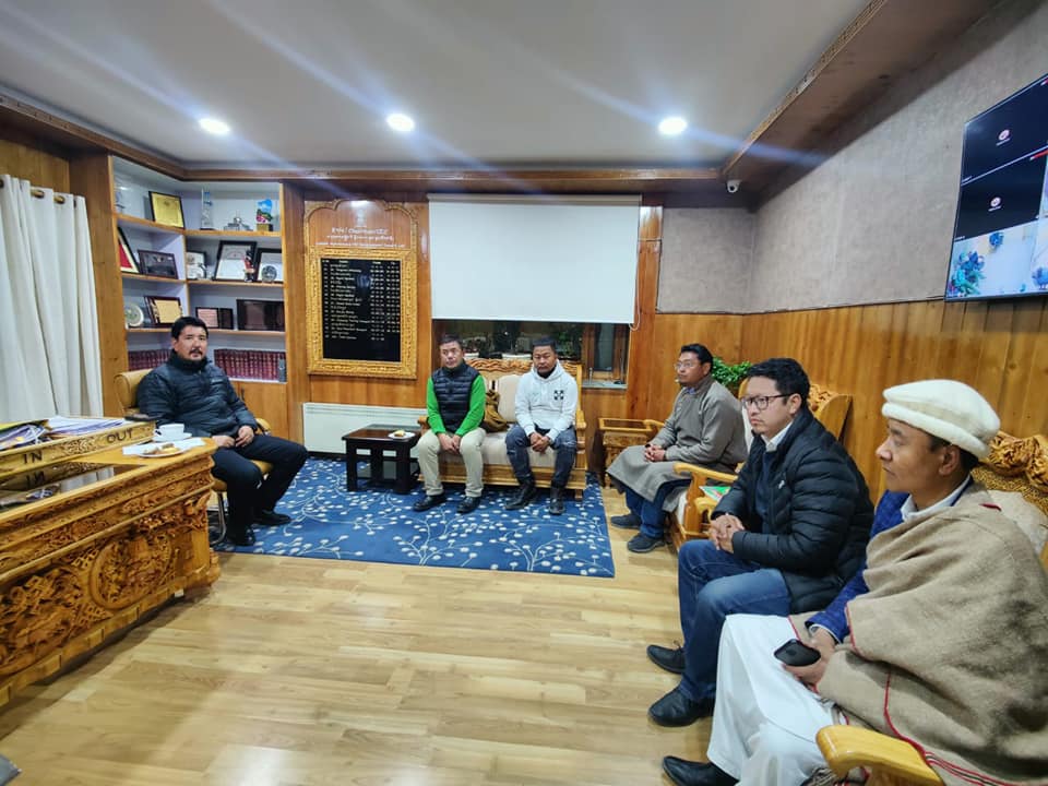 Director discuss functioning of TIPA with CEC Tashi Gyalson