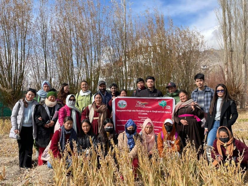 SKUAST- K conducts extension program on management of High-Value Floriculture Crop in Ladakh