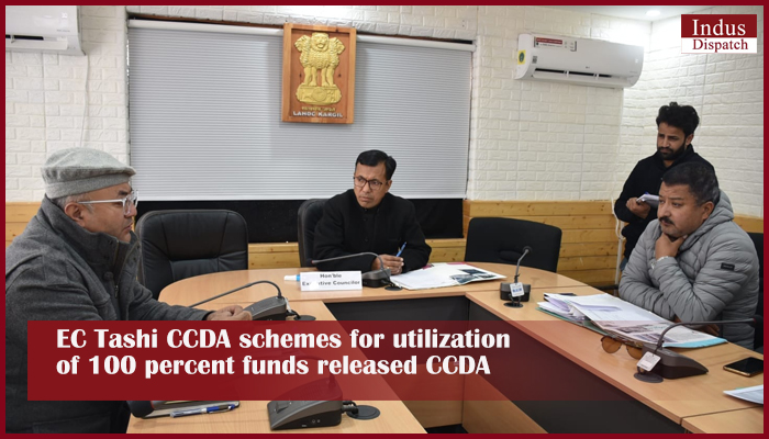 EC Tashi CCDA schemes for utilization of 100 percent funds released CCDA