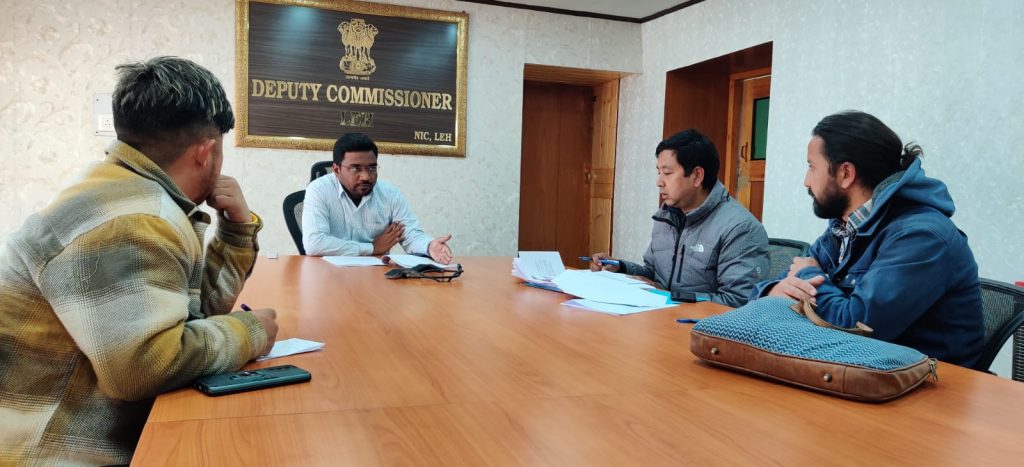 DC Leh apprises political parties about SSR of Photo Electoral Roll