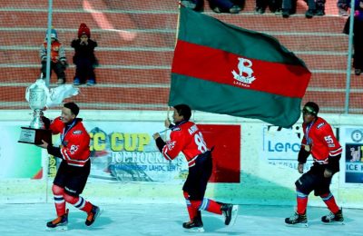 Ladakh Scouts lifts LG Cup Ice Hockey Championship; LG Mathur attends finale