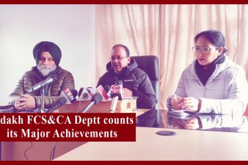 Ladakh FCS&CA Deptt counts its Major Achievements