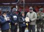 Winners of first Pangong Frozen Lake Marathon in Men's, Women's category