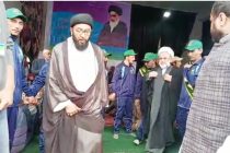 Hujjatul Islam Aga Mehdi Mehadavipur accorded grand welcome at Sankoo