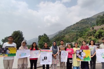 Poonch Campus students take stand against drug menace with inspiring painting event