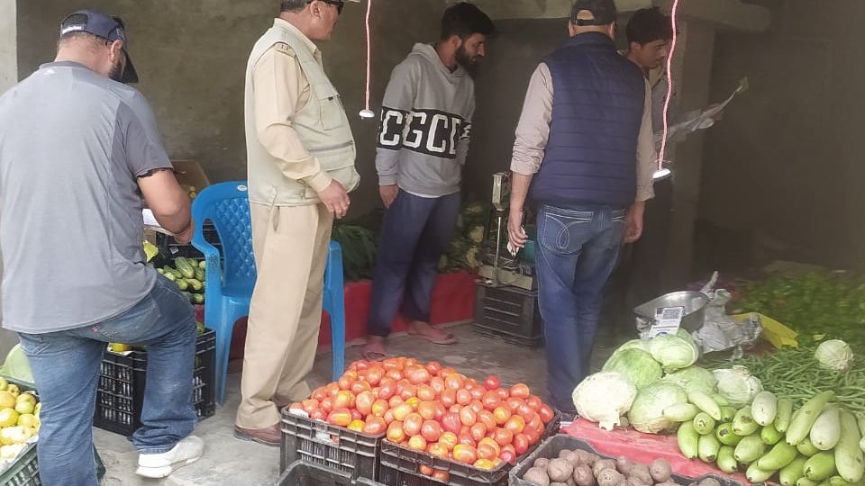 Market checking held in Padum, Zanskar